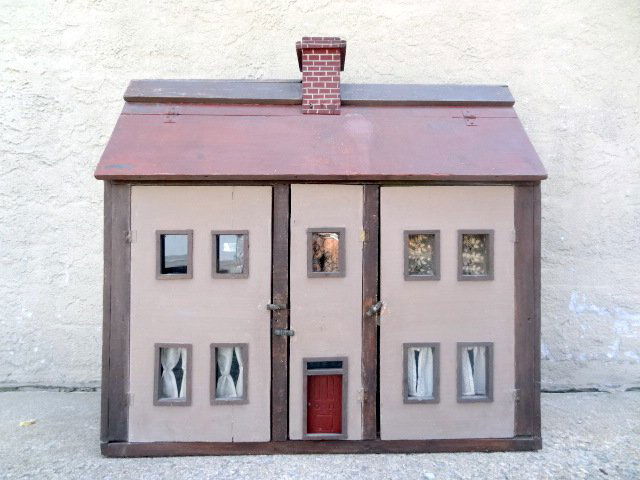 1860's Connecticut Doll Town House (1 of 5)