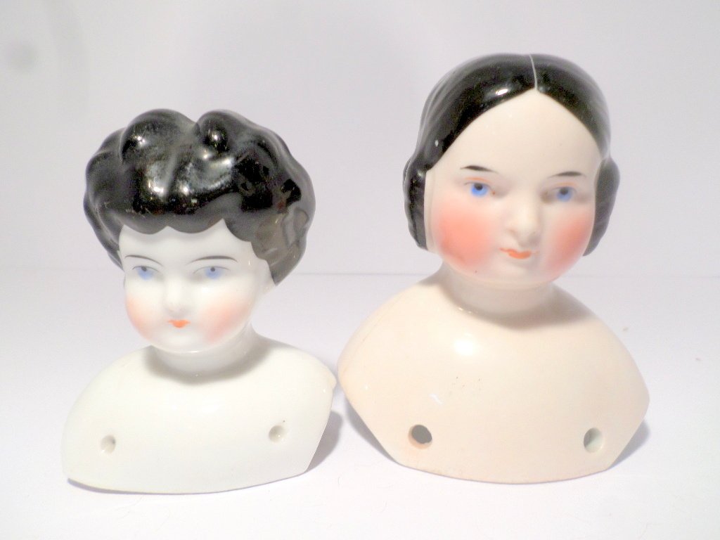 Two China Head Dolls (1 of 3)
