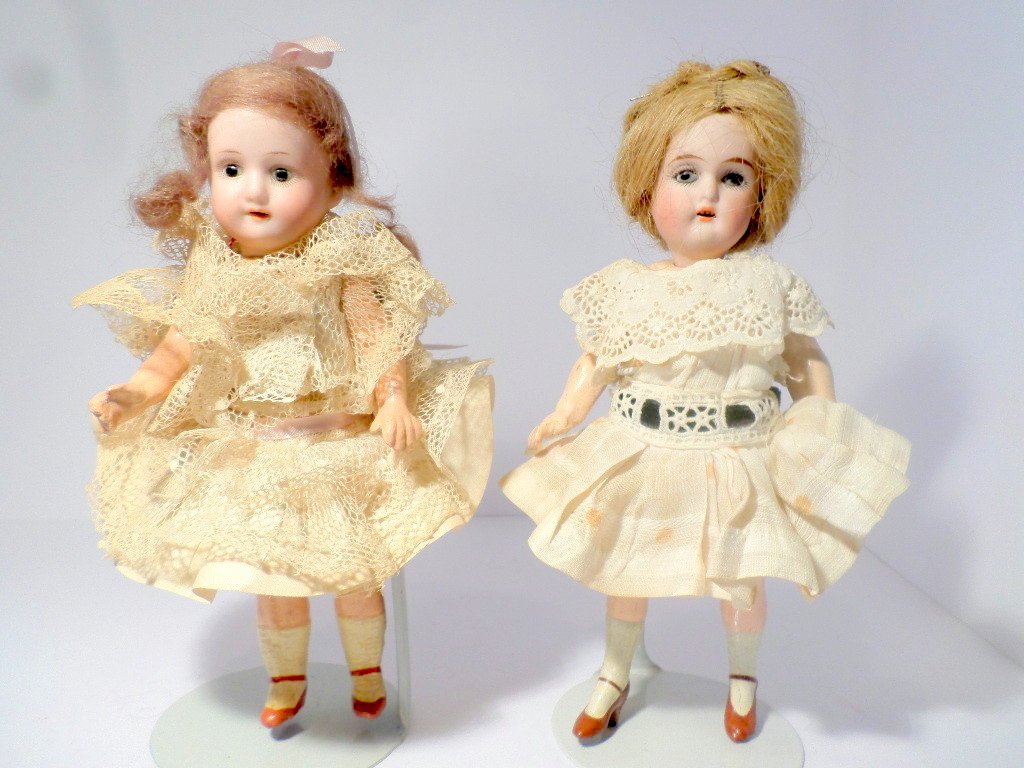 Two Small Bisque Dolls (1 of 3)