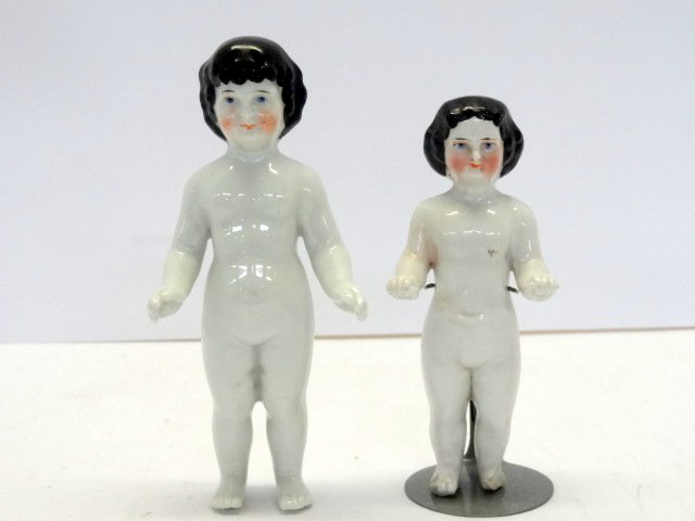 Unusual Frozen Charlotte Doll and Her Friend (1 of 3)