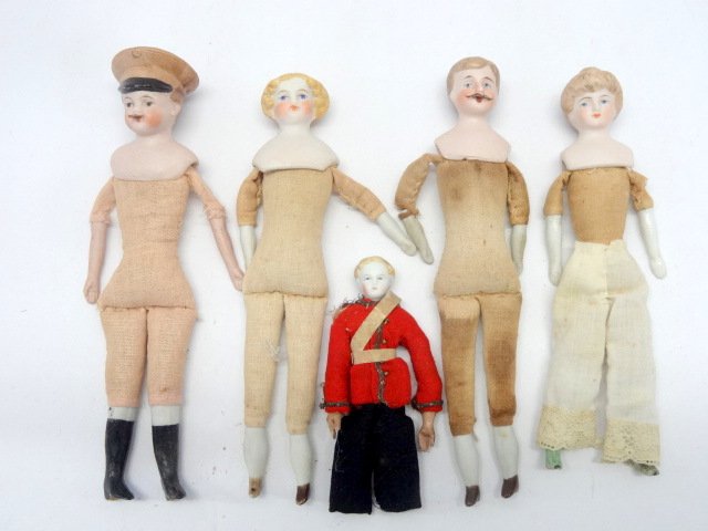 Lot of Five Doll House Dolls (1 of 7)