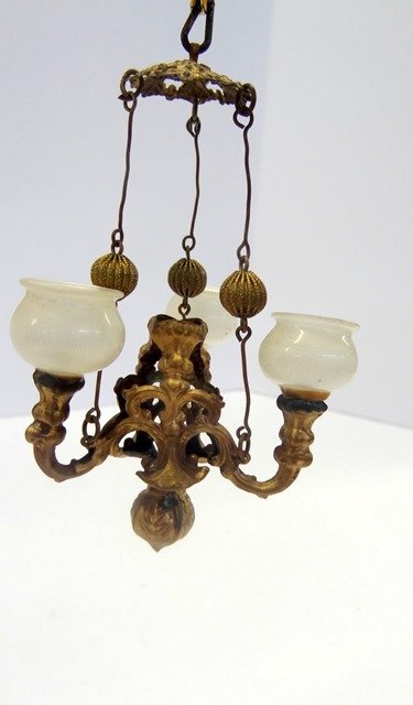 Ormolu Dollhouse Chandelier (1 of 1)