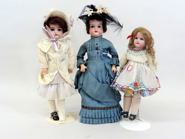 Group of Three Bisque Dolls (1 of 3)