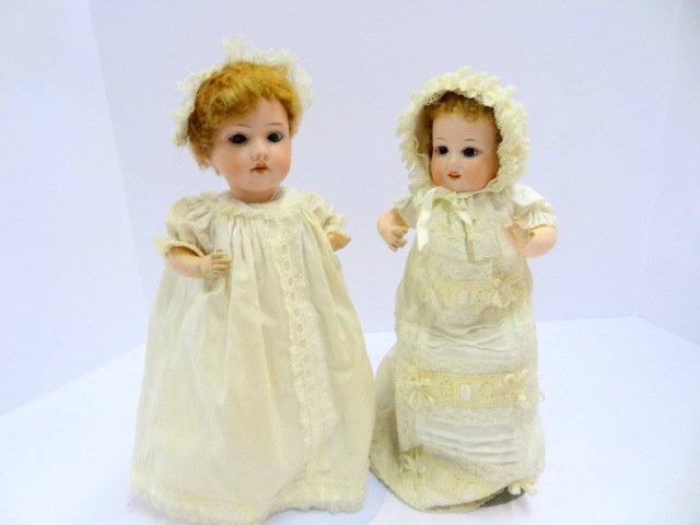 Two Bisque Head Baby Dolls (1 of 3)