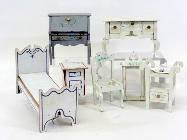 Painted Dollhouse Furniture (1 of 2)