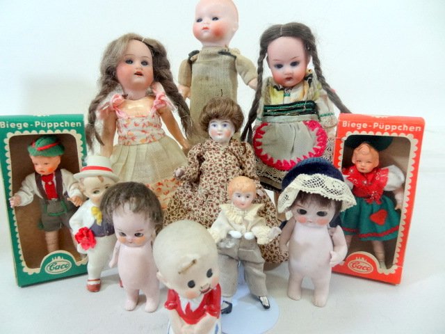 Antique Miniature Bisque Dolls (1 of 3)
