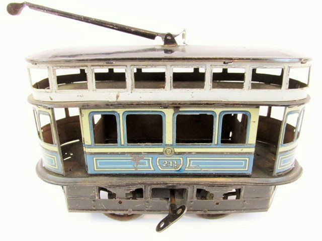 German Gunthermann Double Decker Trolley Wind-up (1 of 5)