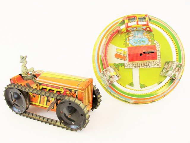 Marx Honeymoon Express O.B. & Climbing Tractor (1 of 5)