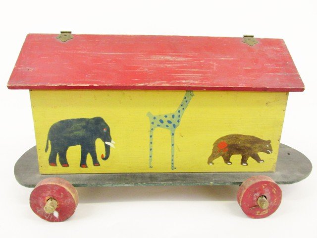 Wood Ark Pull Toy With Animals (1 of 5)