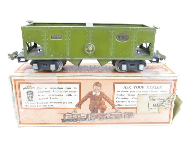 816 Hopper Car Olive: 816 Hopper Car Olive