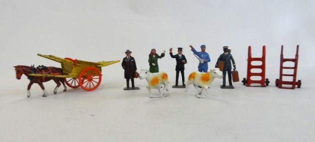 Cast Lead Railroad Figures (1 of 4)