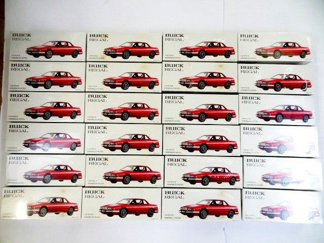 Case Of 1988 Buick Regal Promotional Models: Full case of 24 1988 Buick Regal Promotional Models, each in original box wrapped in plastic