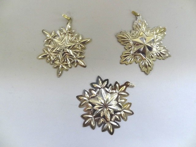 Three Waterford Sterling Silver  Ornaments (1 of 2)