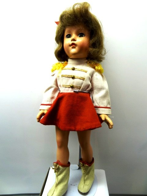 Effanbee Anne Shirley 15 inch Majorette Doll: Anne Shirley 15 in. original majorette, sleep eyes