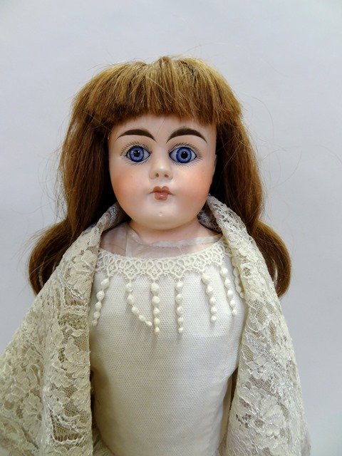 Closed Mouth Bisque Shoulder Head Doll (1 of 2)