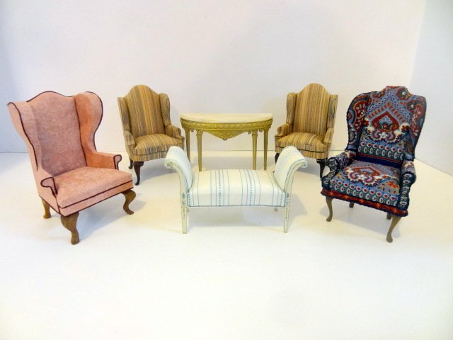 Dollhouse Wing Chairs (1 of 1)