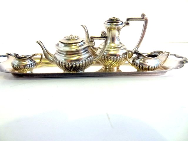 Miniature Sterling Tea Set (1 of 1)