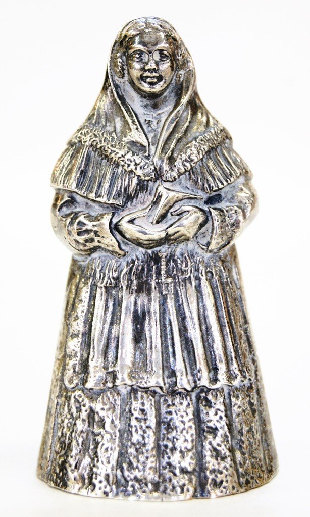 Silver Figural Dinner Bell (1 of 5)