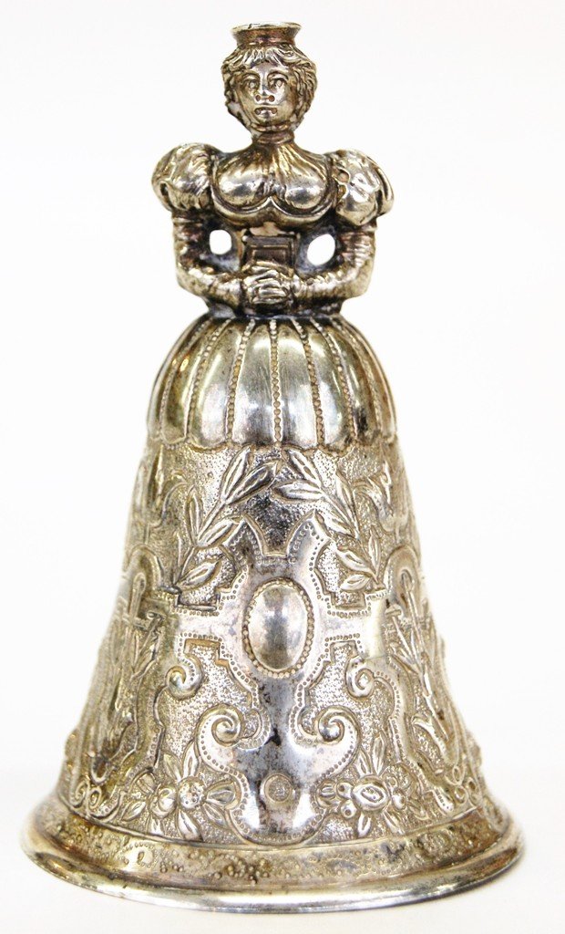 Sterling Figural Dinner Bell (1 of 5)
