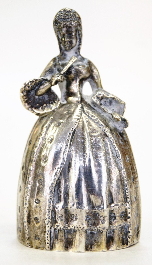 Silver Figural Dinner Bell (1 of 6)