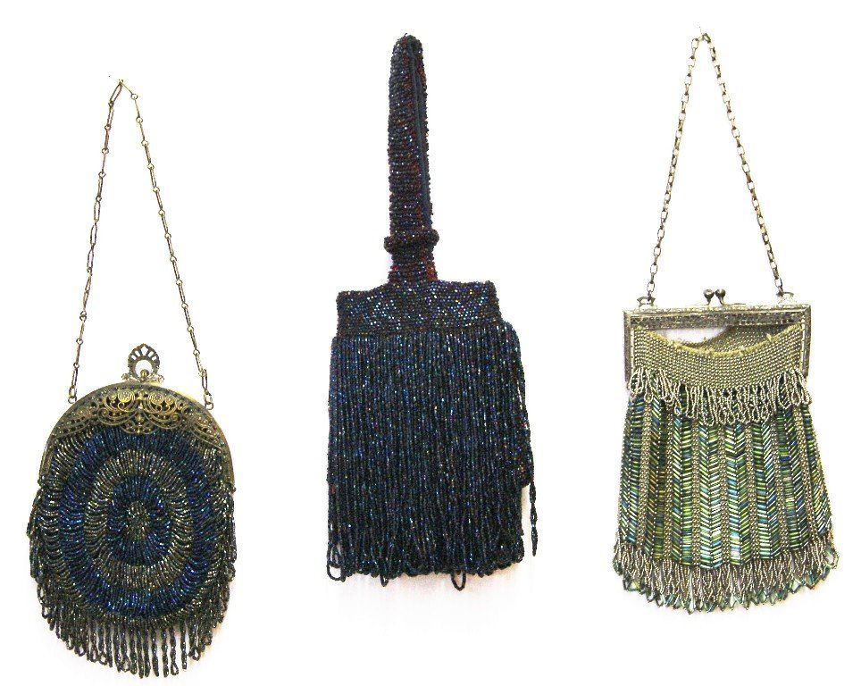 Three Early Beaded Purses (1 of 6)