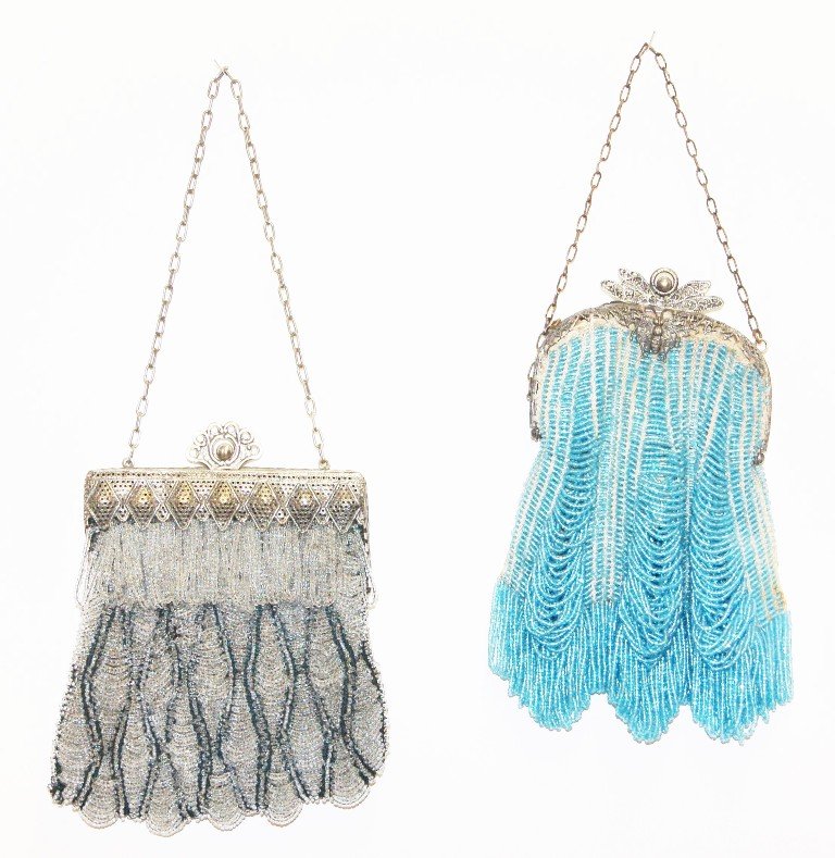 Two Art Nouveau Beaded Purses (1 of 5)