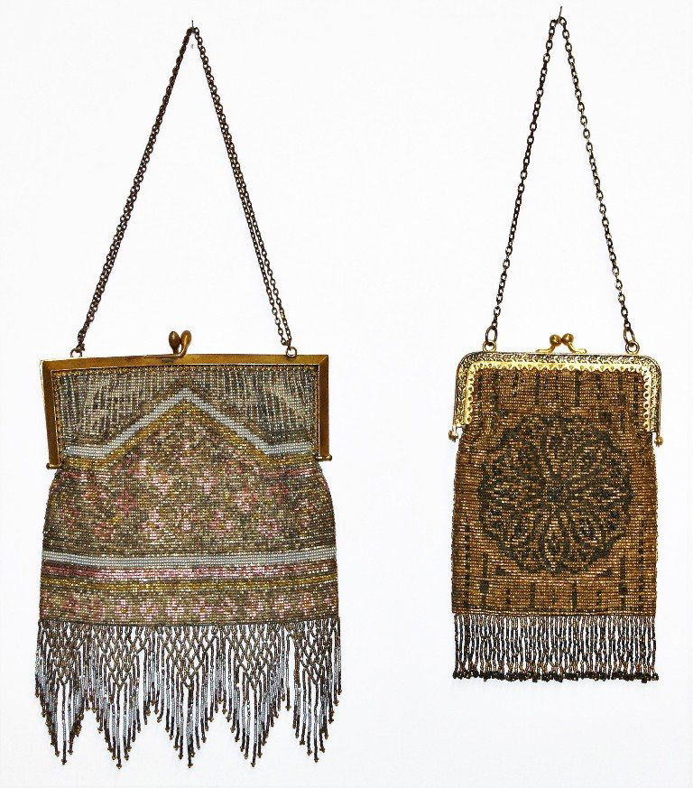 Two French Metal Beaded Purses (1 of 6)