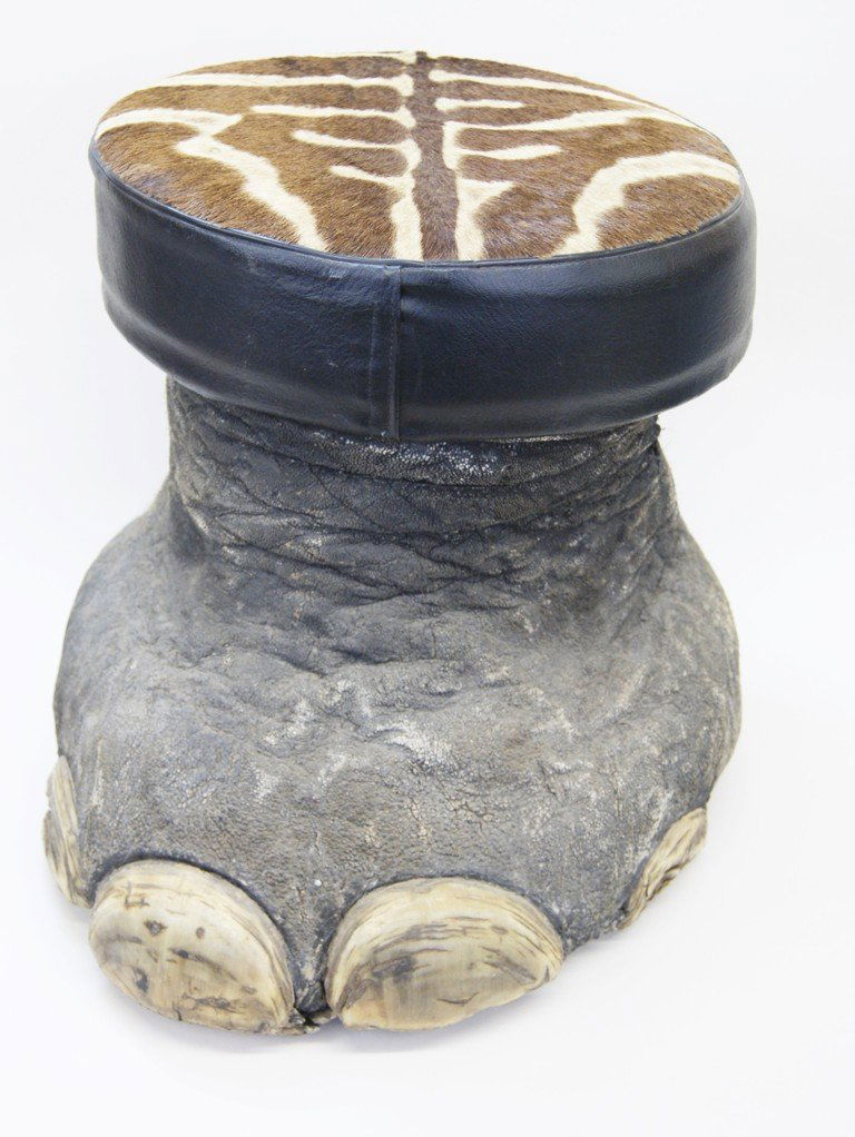 Large Elephant Foot Stool (1 of 6)