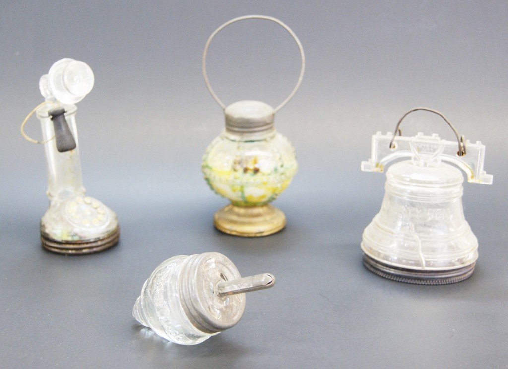 Four Glass Candy Containers (1 of 5)