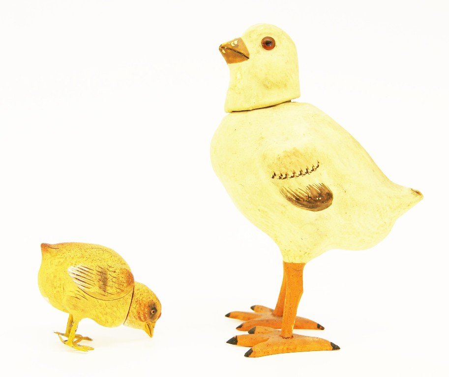 Two Easter Chick Candy Containers (1 of 5)