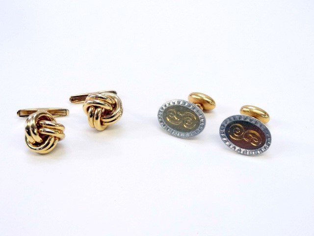 14kt Men's Cufflinks (1 of 1)