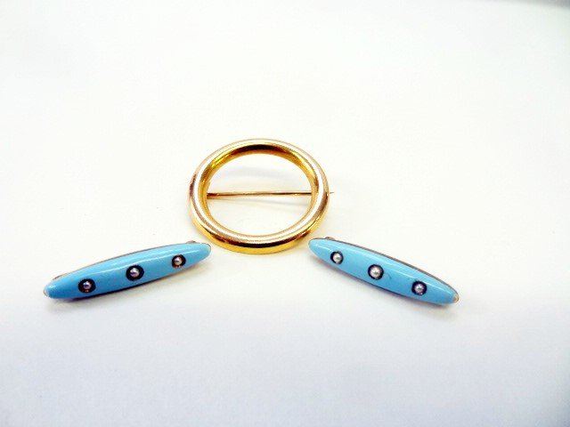 14kt Circle Pin and Bar Pins (1 of 1)