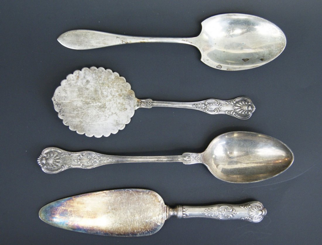 Four Sterling Serving Pieces (1 of 4)