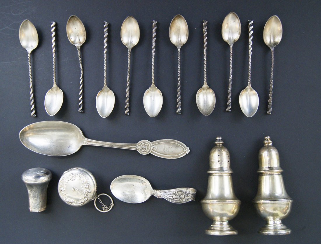 Sterling Demitasse Spoons, S & P and Others (1 of 5)