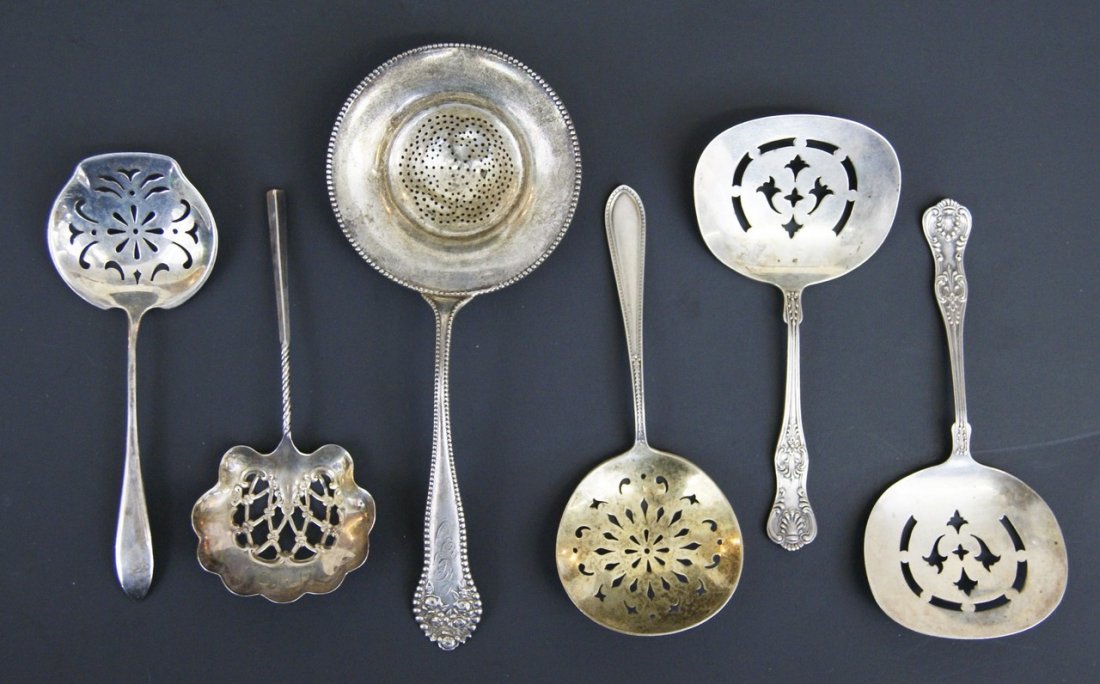 6 Sterling Silver Strainers (1 of 3)