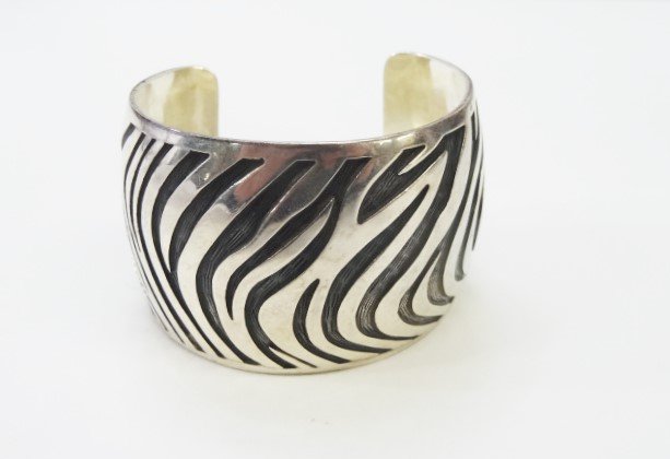 Modern Sterling Cuff Bracelet (1 of 1)