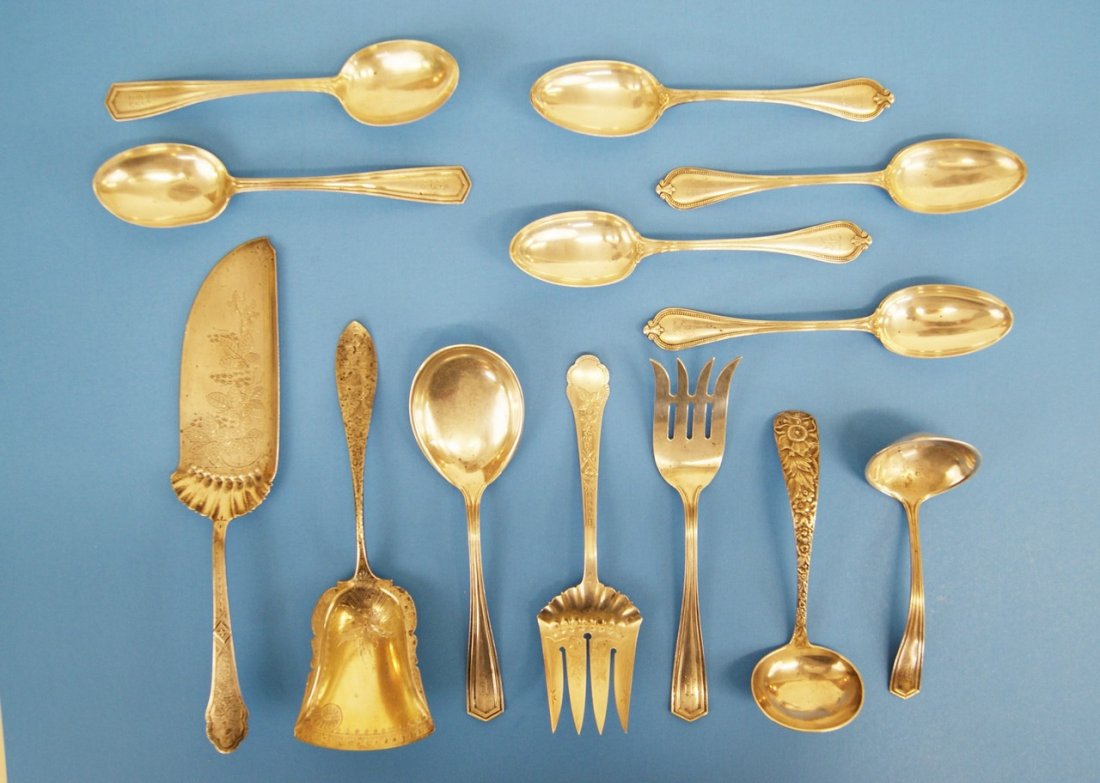 Sterling Table Spoons & Serving Pieces (1 of 7)