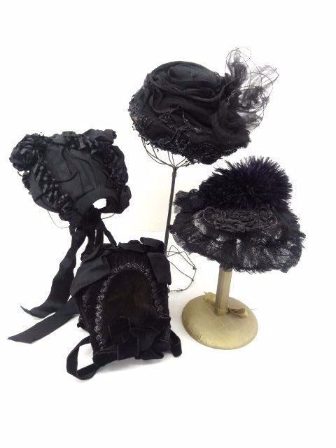 Victorian Black Hats (1 of 3)