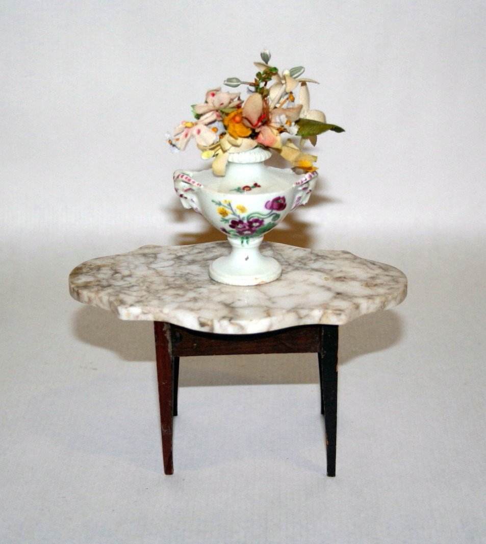 German Marble-topped Table (1 of 2)