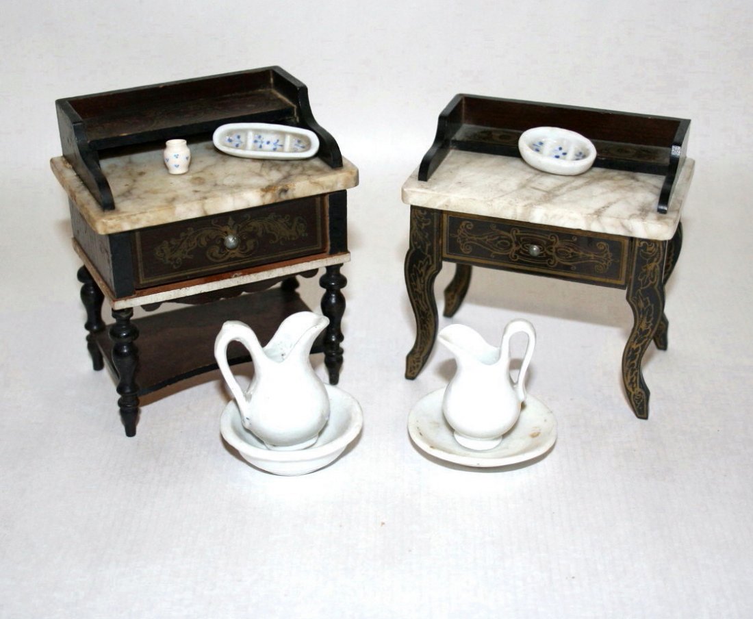 Pair of Boulle Washstands (1 of 2)