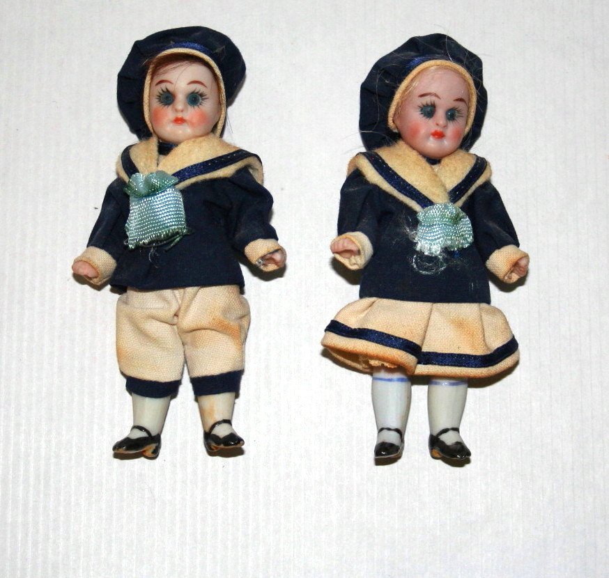 Reproduction  Kestner Sailor Children (1 of 2)