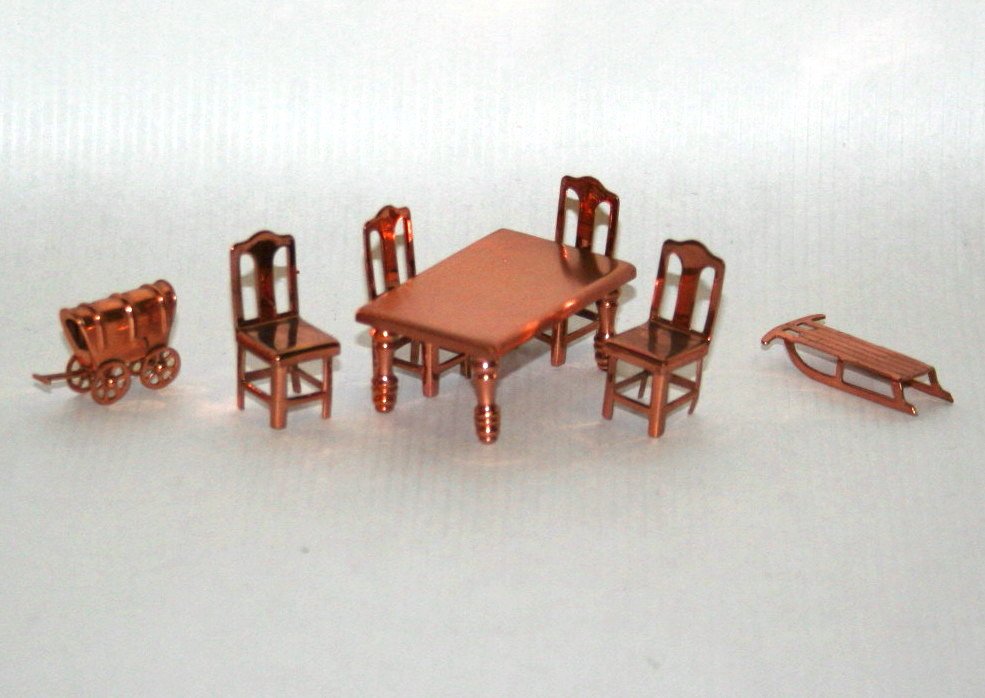 Copper Table and Chairs (1 of 1)