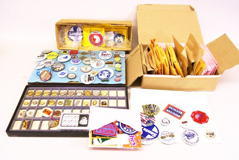 Railroad Buttons, Pins, Patches, Badges (1 of 4)