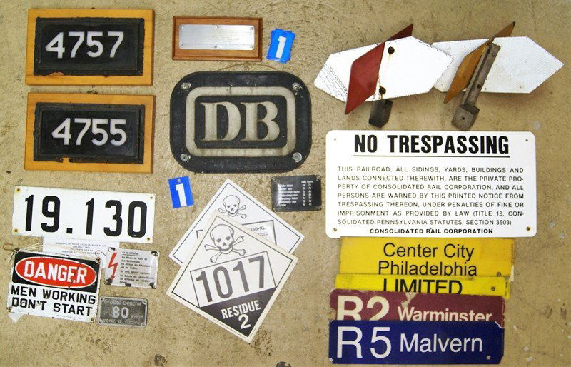 Group Railroad Signs & ID's (1 of 6)