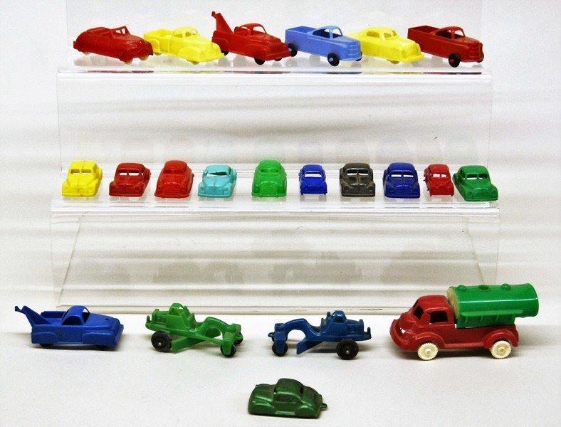 Twenty-five Plastic Vehicles (1 of 4)