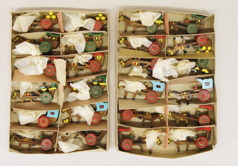 Two Store Boxes Vintage Horse Drawn Vehicles (1 of 4)