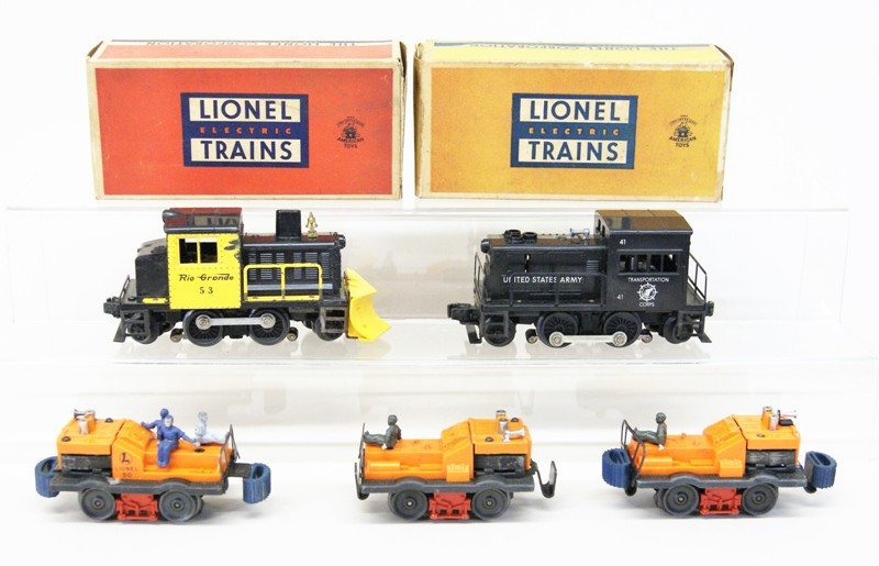 Lionel Post-war Motorized Unit Lot of Five (1 of 4)