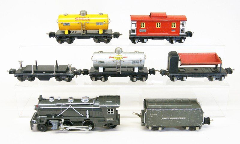 Lionel Pre-war 249e Freight Set Seven Pieces (1 of 8)