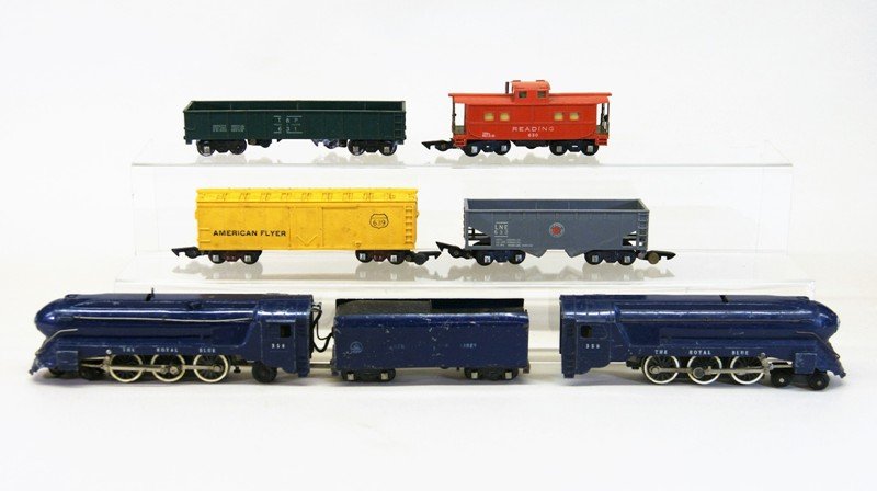 American Flyer 350 Royal Blue Freight Set (1 of 5)