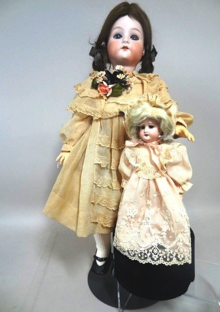 Two Bisque Head Dolls (1 of 4)